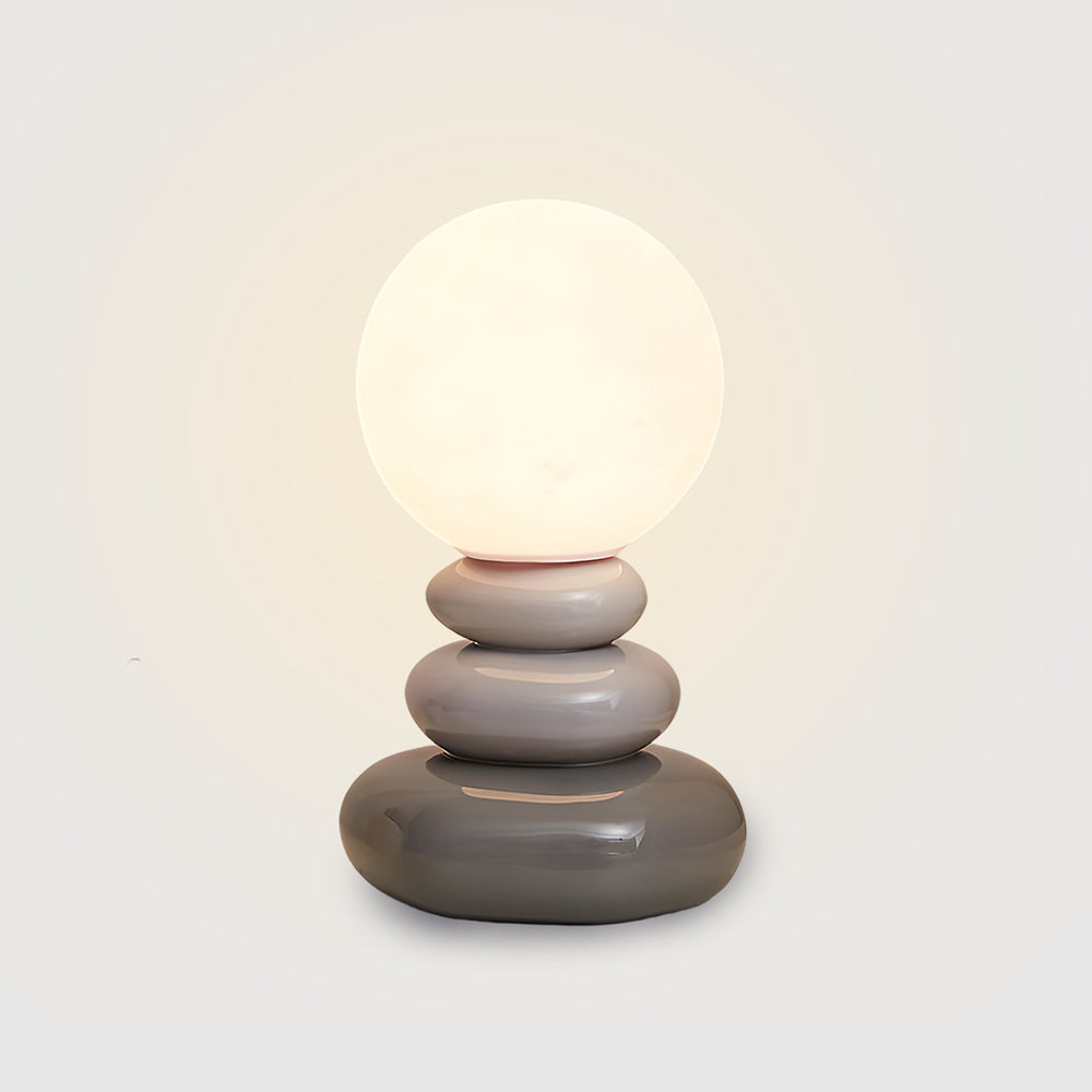 Ceramic Table Lamp Sculptural Design G9 Bulb Indoor Lighting