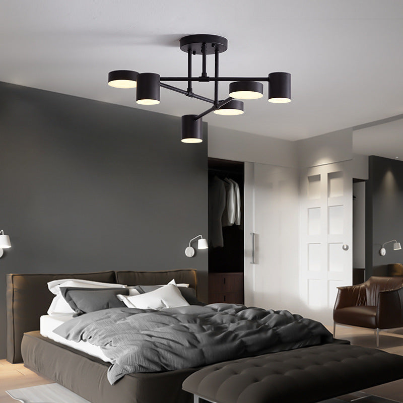 Cervia: Modern LED Ceiling Light in Circle Design – for Living Room & Bedroom