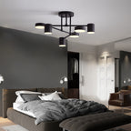 Cervia: Modern LED Ceiling Light in Circle Design – for Living Room & Bedroom