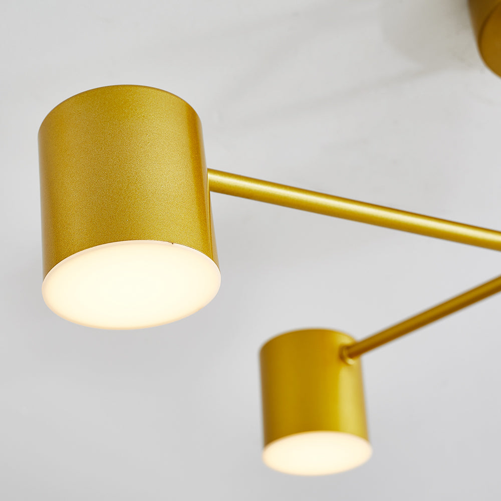 Cervia: Modern LED Ceiling Light in Circle Design – for Living Room & Bedroom