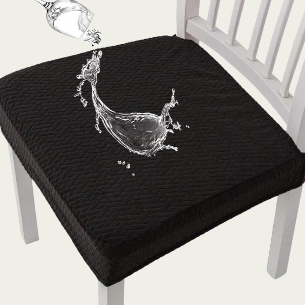 Chair Covers Waterproof Jacquard Polyester Stretch Fit