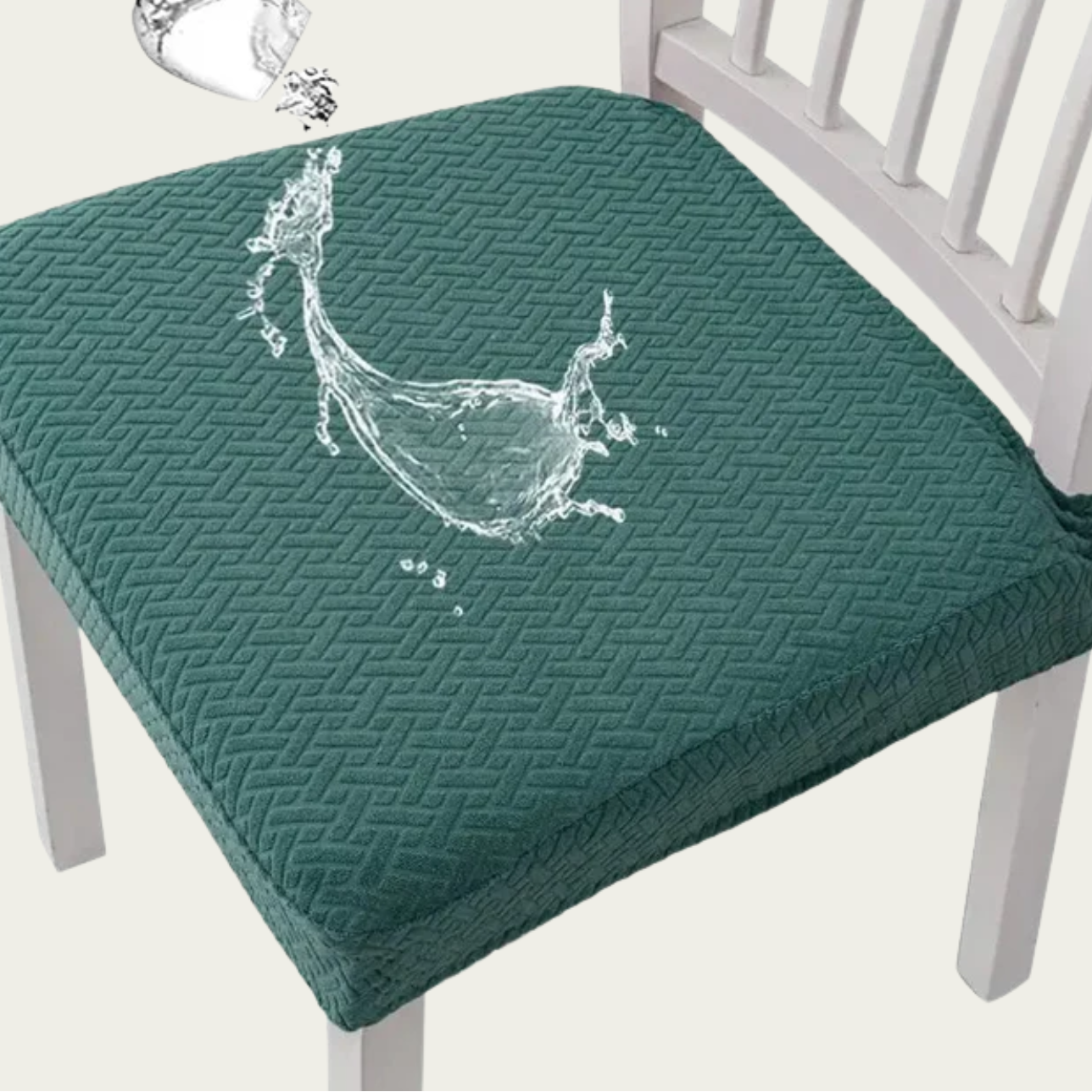 Chair Covers Waterproof Jacquard Polyester Stretch Fit