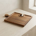 Charcuterie Board Set Interlocking Serving Trays