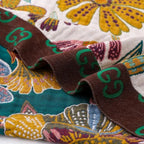 CharmBloom: Floral Cotton Blanket with Decorative Pattern & Easy-Care Material – for Bed & Living Area