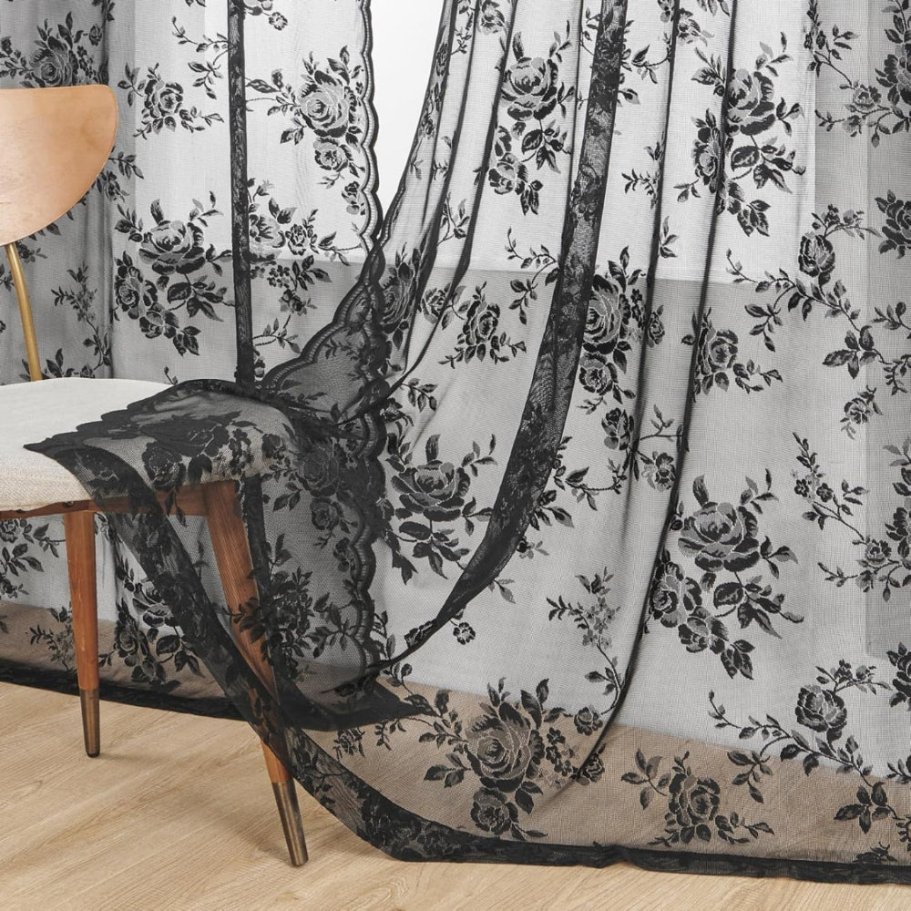 CharmSpitze: Sheer Curtains with Romantic Design for a Bright Living Atmosphere
