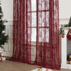 CharmSpitze: Sheer Curtains with Romantic Design for a Bright Living Atmosphere
