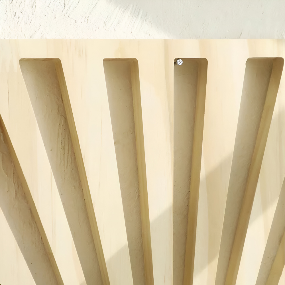 Solmiro – Wooden Sunbeam Wall Shelf