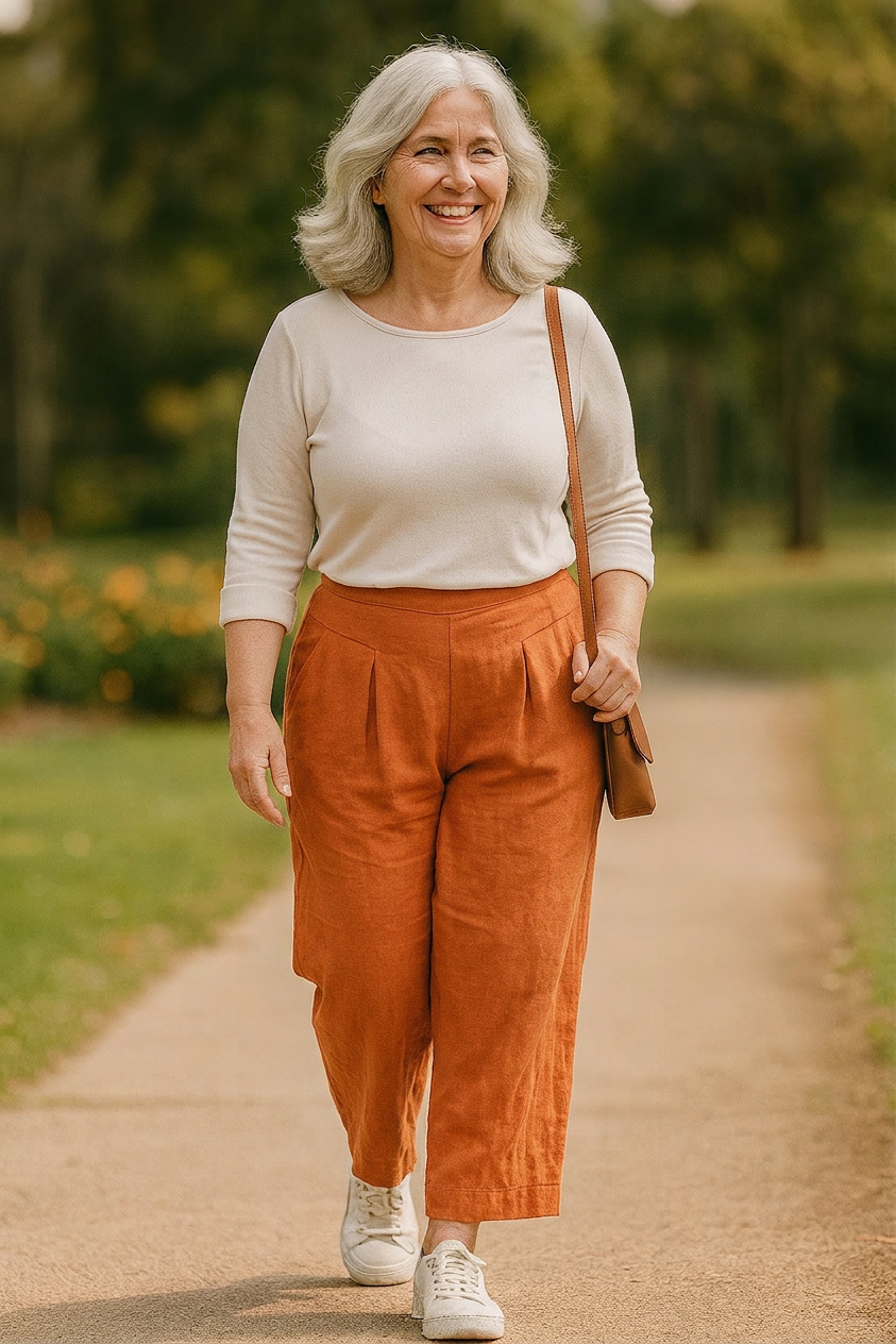Elegant Wide-Leg Pants for Women Pleated Relaxed