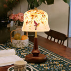 Chatsworth Hummingbird Glass Shade Table Lamp