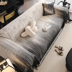 Chenillepur: Sofa cover in a modern neutral tone with durable protection & cozy texture – for sofa & living area