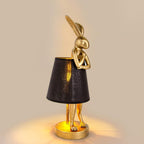 Chester Whimsical Resin Rabbit Table Lamp
