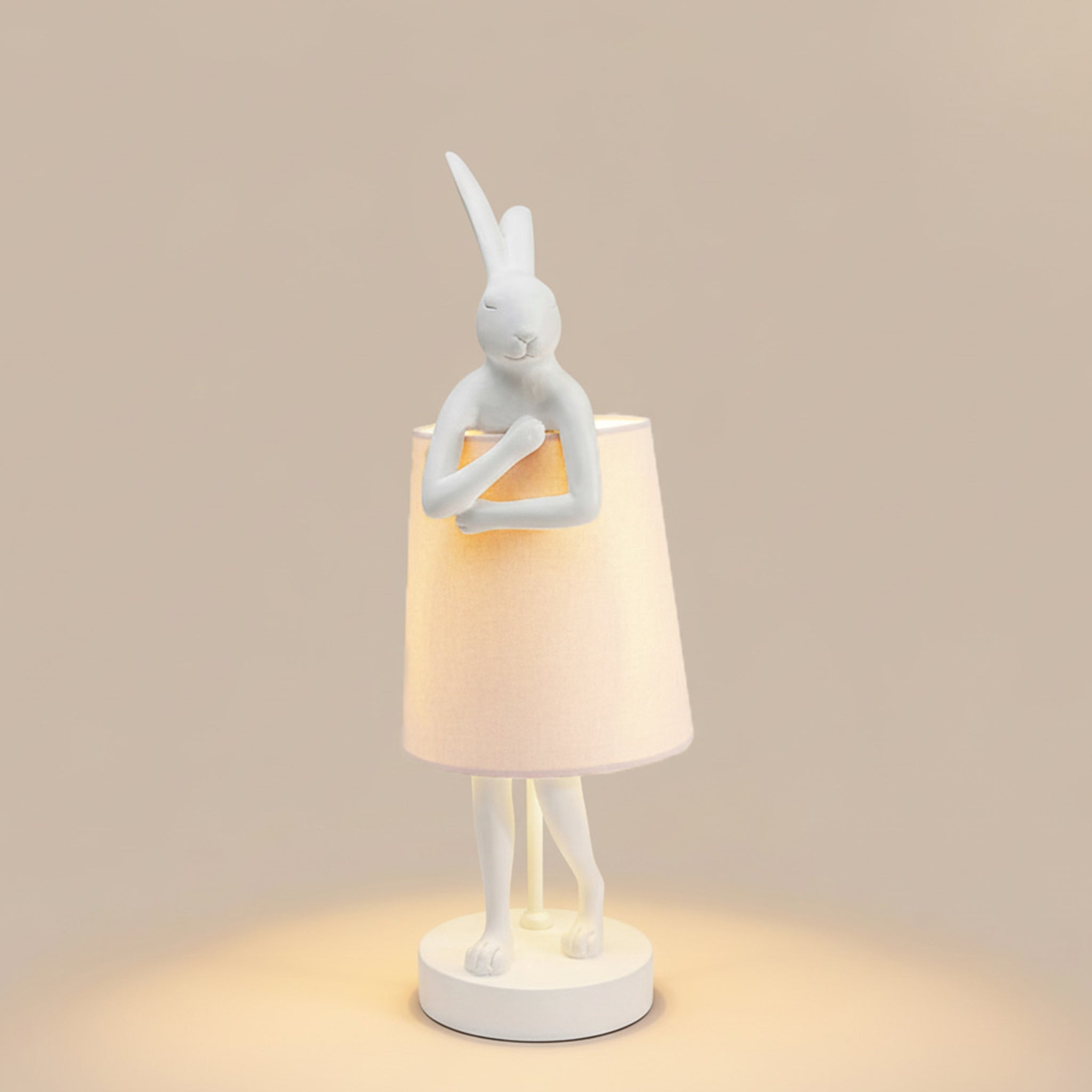 Chester Whimsical Resin Rabbit Table Lamp