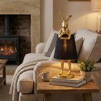 Chester Whimsical Resin Rabbit Table Lamp