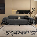 ChevronHaus: Sofa Throw in Herringbone Design with Decorative Tassels – for Living Room & Couch