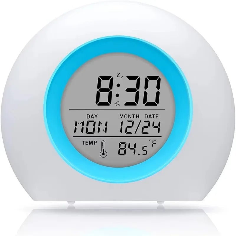 Childrens Alarm Clock Digital LED Night Light Snooze Function