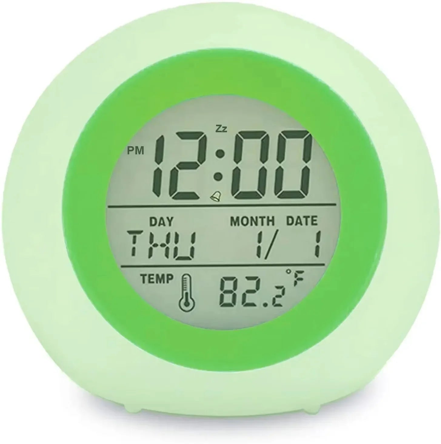 Childrens Alarm Clock Digital LED Night Light Snooze Function