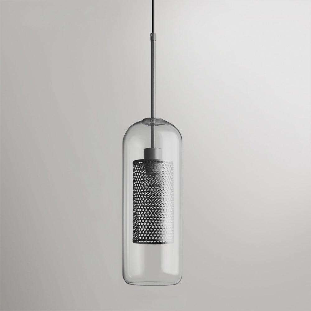 Chiswick Double-Layer Glass and Mesh Pendant Light