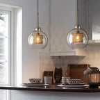 Chiswick Double-Layer Glass and Mesh Pendant Light