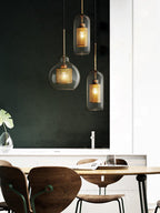 Chiswick Double-Layer Glass and Mesh Pendant Light