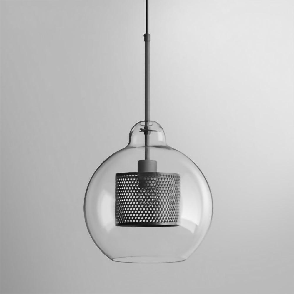 Chiswick Double-Layer Glass and Mesh Pendant Light