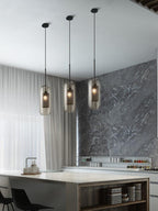 Chiswick Double-Layer Glass and Mesh Pendant Light