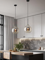 Chiswick Double-Layer Glass and Mesh Pendant Light