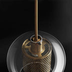 Chiswick Double-Layer Glass and Mesh Pendant Light