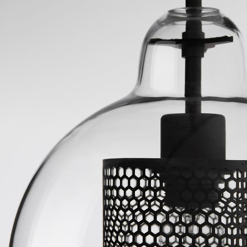Chiswick Double-Layer Glass and Mesh Pendant Light