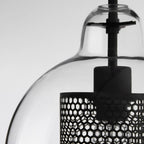 Chiswick Double-Layer Glass and Mesh Pendant Light