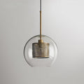Chiswick Double-Layer Glass and Mesh Pendant Light