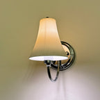 Chloe Ribbed White Ceramic Wall Sconce