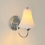 Chloe Ribbed White Ceramic Wall Sconce