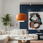 Chouchin Blown Glass Lantern Pendant Lamp
