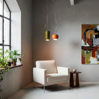 Chouchin Blown Glass Lantern Pendant Lamp