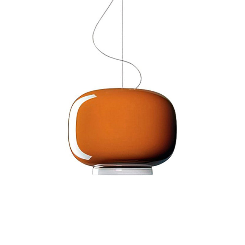 Chouchin Blown Glass Lantern Pendant Lamp