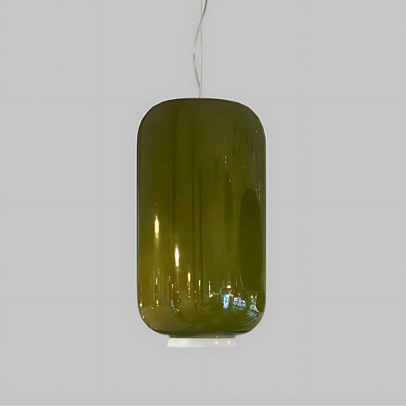 Chouchin Blown Glass Lantern Pendant Lamp