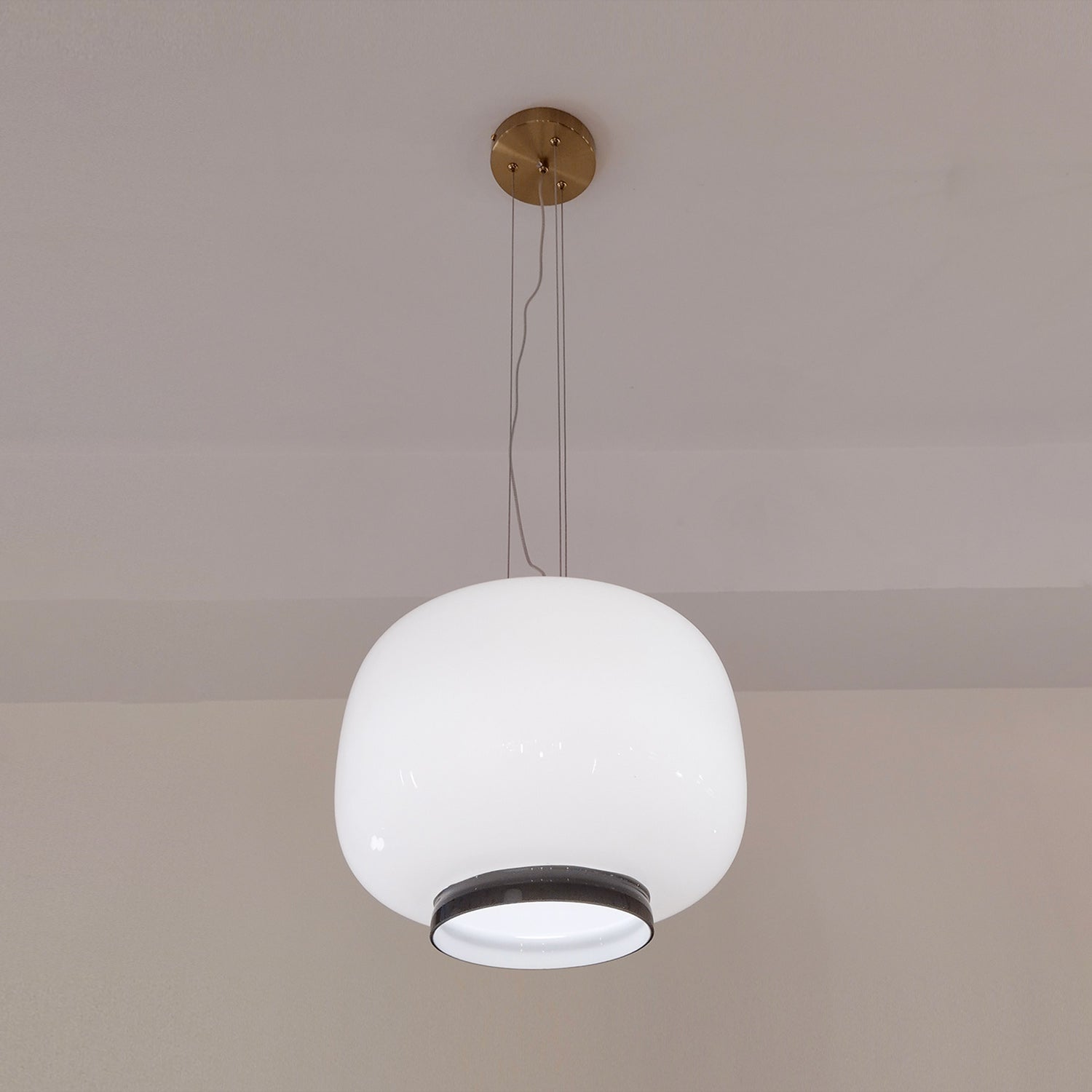 Chouchin Blown Glass Lantern Pendant Lamp