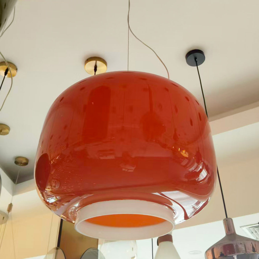 Chouchin Blown Glass Lantern Pendant Lamp