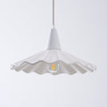 Christie White Ceramic Adjustable Pendant Lamp
