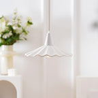 Christie White Ceramic Adjustable Pendant Lamp