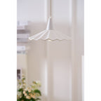 Christie White Ceramic Adjustable Pendant Lamp