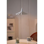 Christie White Ceramic Adjustable Pendant Lamp