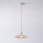 Christie White Ceramic Adjustable Pendant Lamp