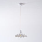 Christie White Ceramic Adjustable Pendant Lamp