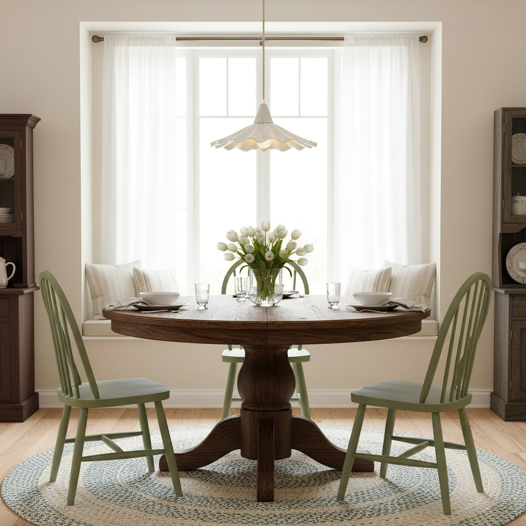 Christie White Ceramic Adjustable Pendant Lamp
