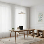 Christie White Ceramic Adjustable Pendant Lamp