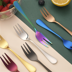 Elianor – Stainless Steel Dessert Forks Set 4 Of 6 Pieces