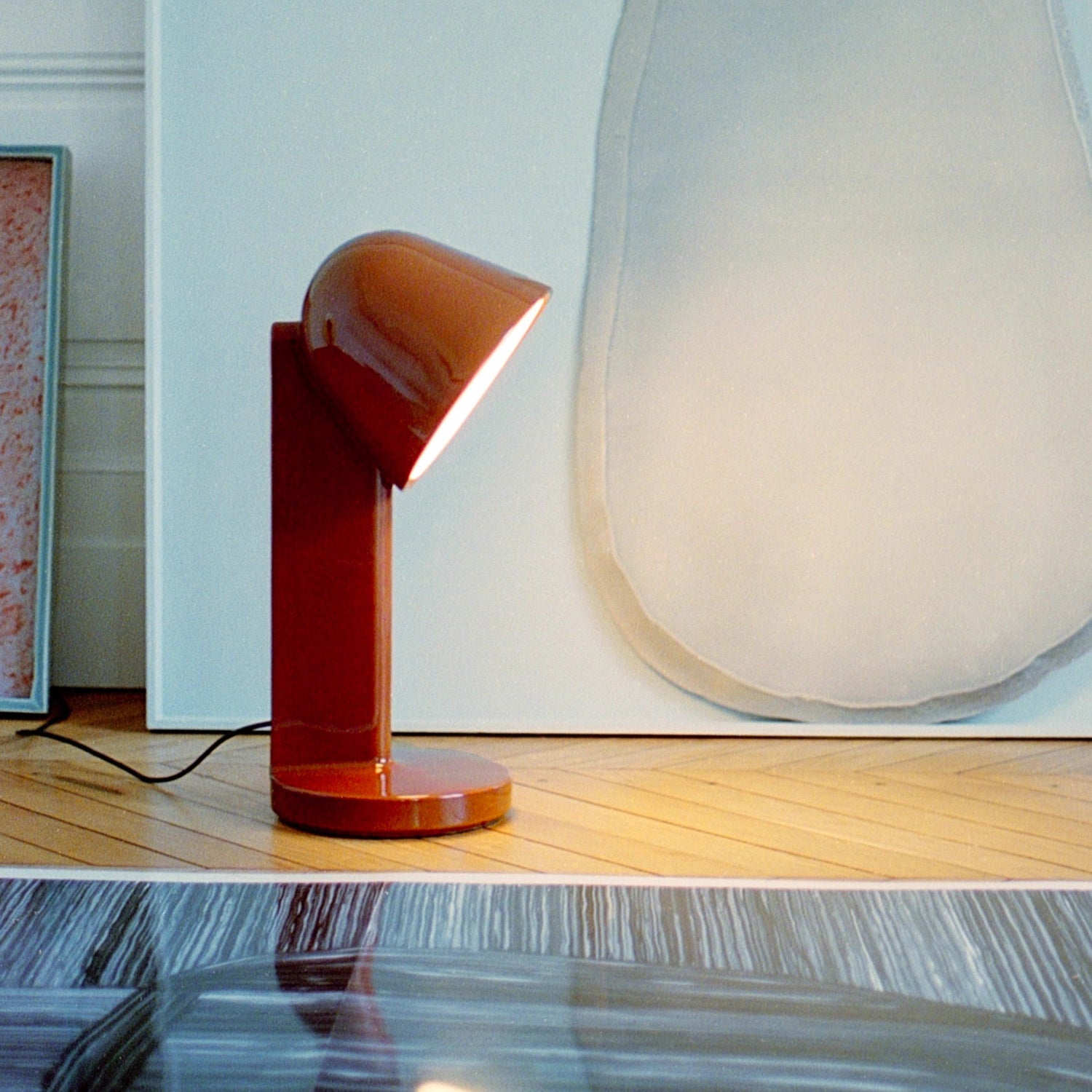 Chroma Tilt Pivoting Table Lamp in Bold Colors