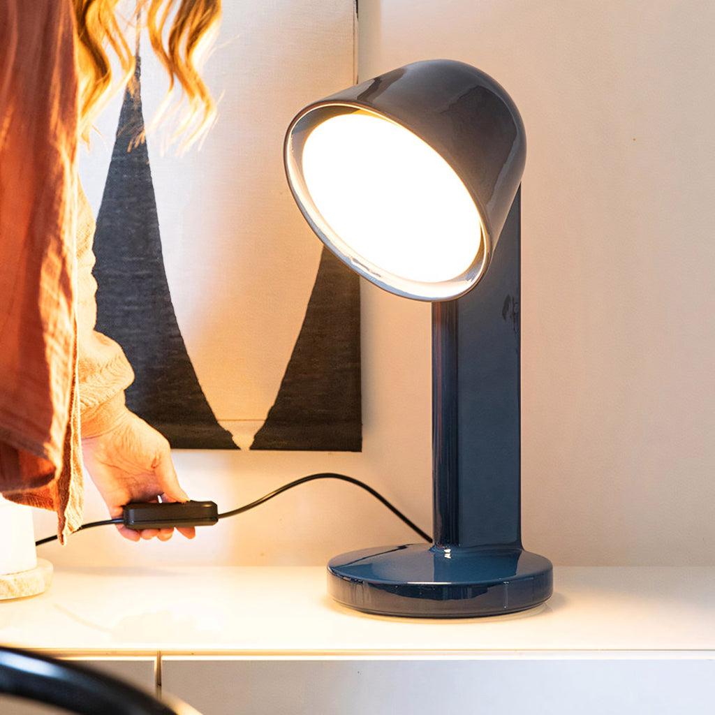 Chroma Tilt Pivoting Table Lamp in Bold Colors