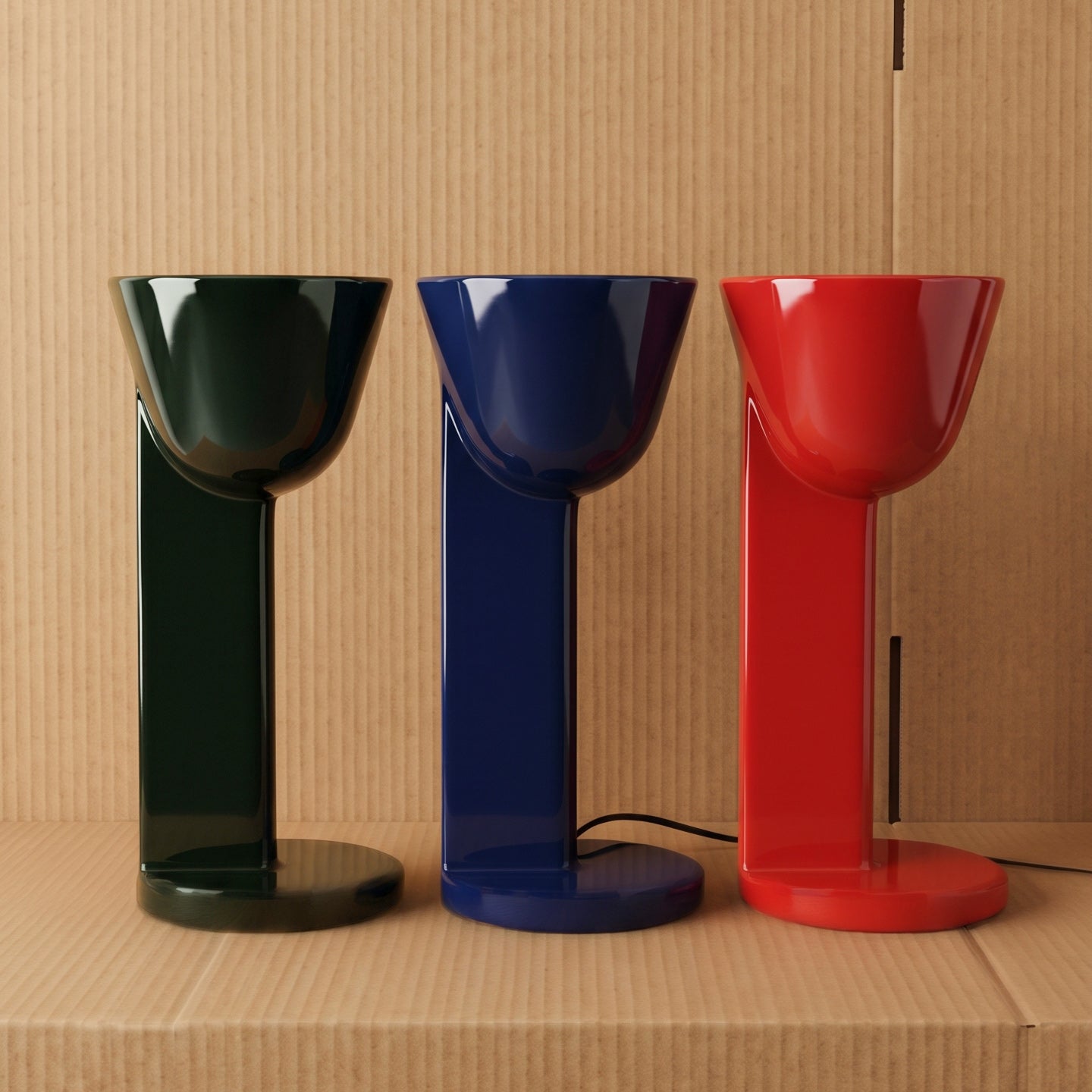 Chroma Tilt Pivoting Table Lamp in Bold Colors